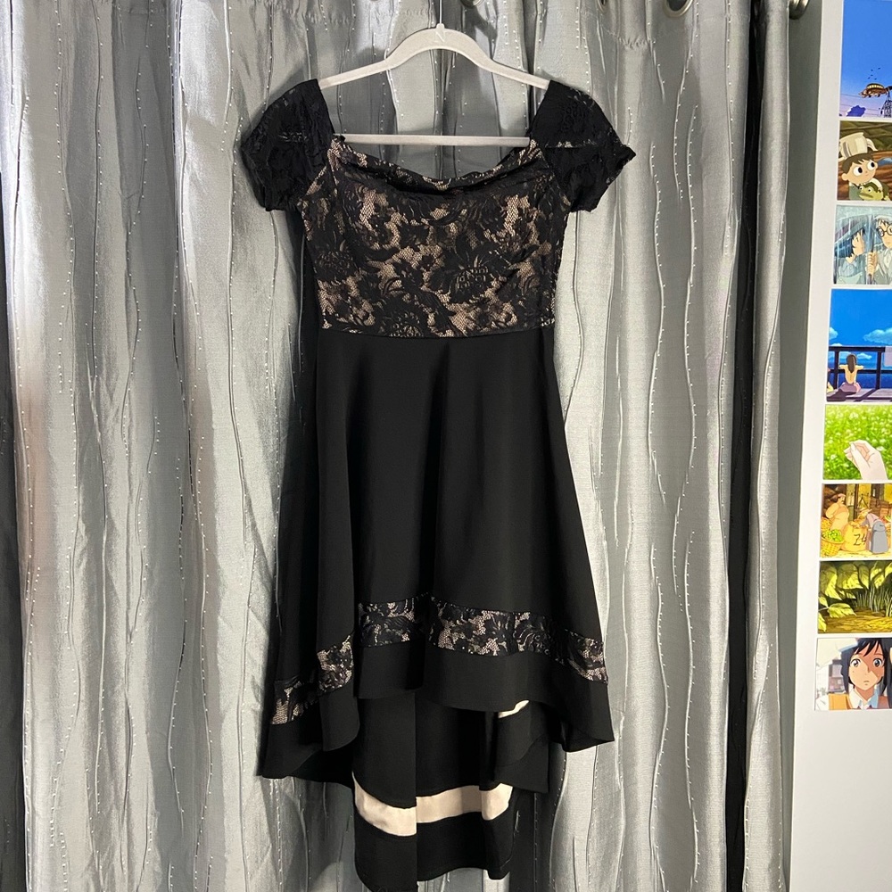 3/$15 Black and Champagne Dress